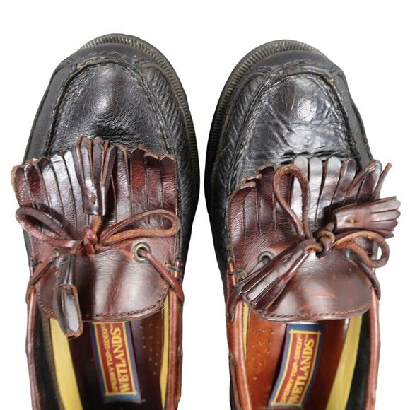 Sperry Shoes Mens 9.5 Tassel Loafer Boat Moc Leather Slip On Top Sider Wetlands main image 4